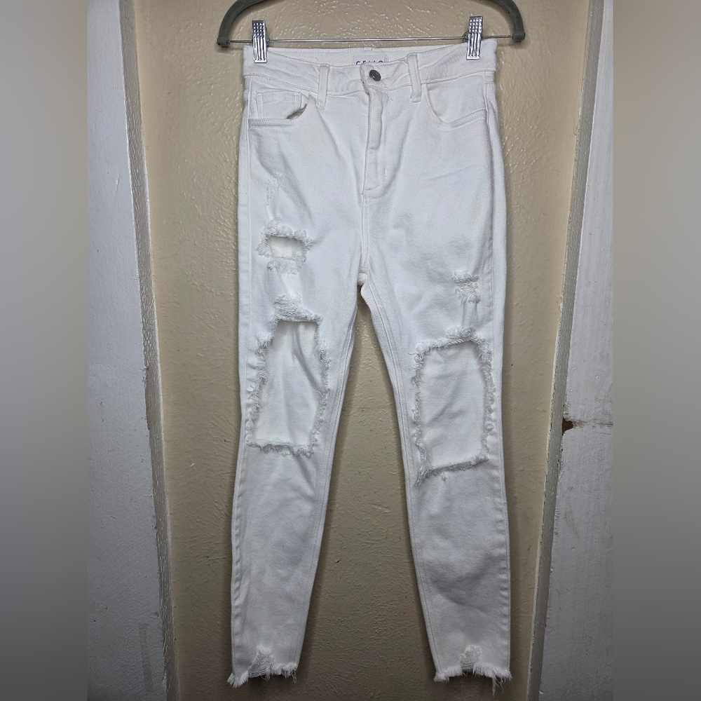 Cello Jeans Ripped Skinner White Size 3 Junior Womens
